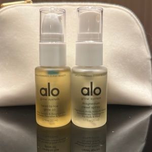 Alo set of two head to toe glow oil and magnesium reset spray